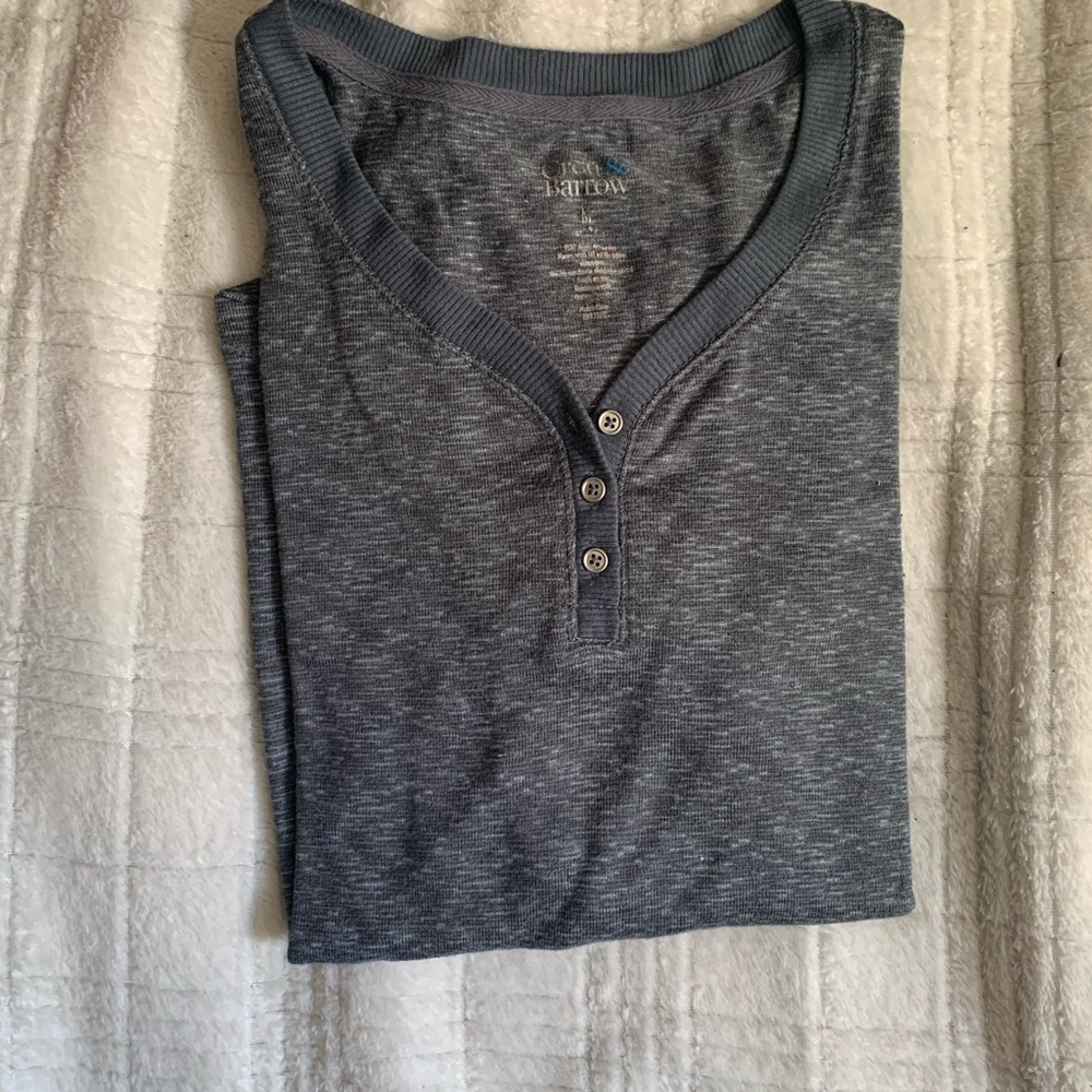 Gray Long Sleeved Shirt